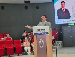 Dari Sunway University Selangor Malaysia, Kepala BPOM Taruna Ikrar Bicara Masa Depan Terapi Mikrobioma